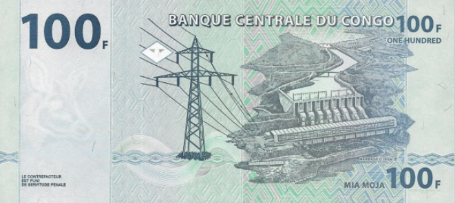P 98b Congo Dem. Rep. - 100 Francs Year 2013